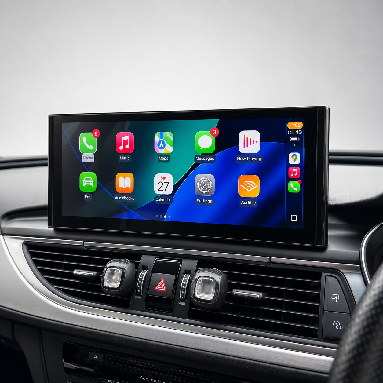 Audi A6 / S6 / RS6 & A7 / S7 / RS7 C7 / C7.5 12.3" Apple CarPlay & Android Auto Touchscreen Display