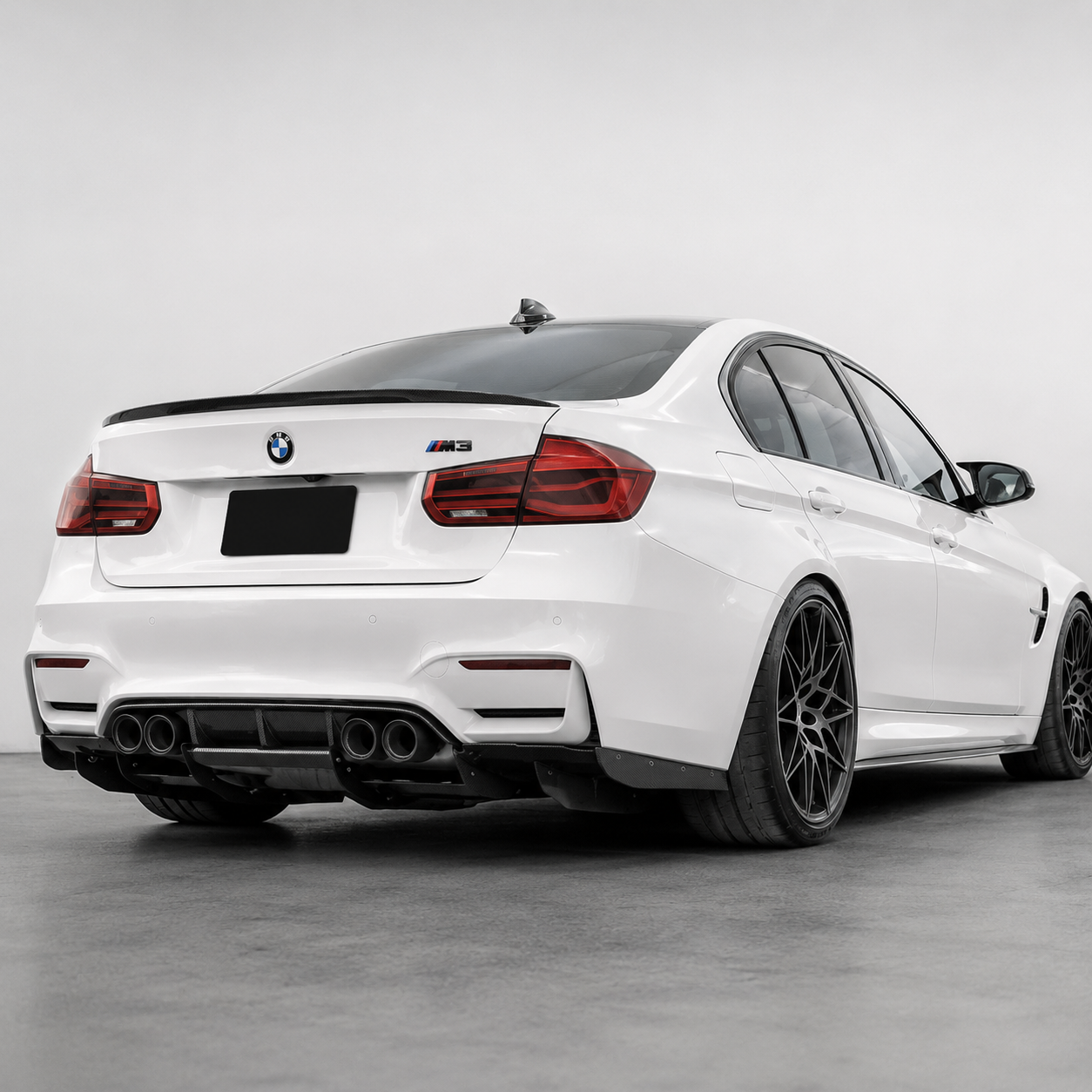 BMW F80 M3 F82 M4 VS Style Dry Carbon Fiber 2-Piece Rear Diffuser
