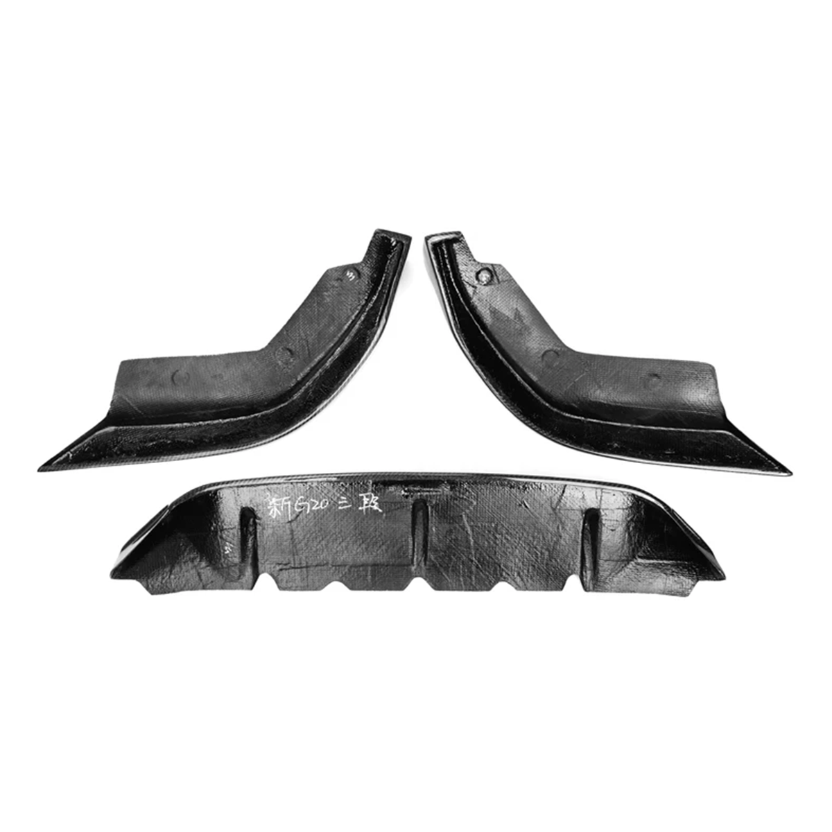BMW G20 3 Series TK Style Dry Carbon Fiber 3-Piece Front Lip