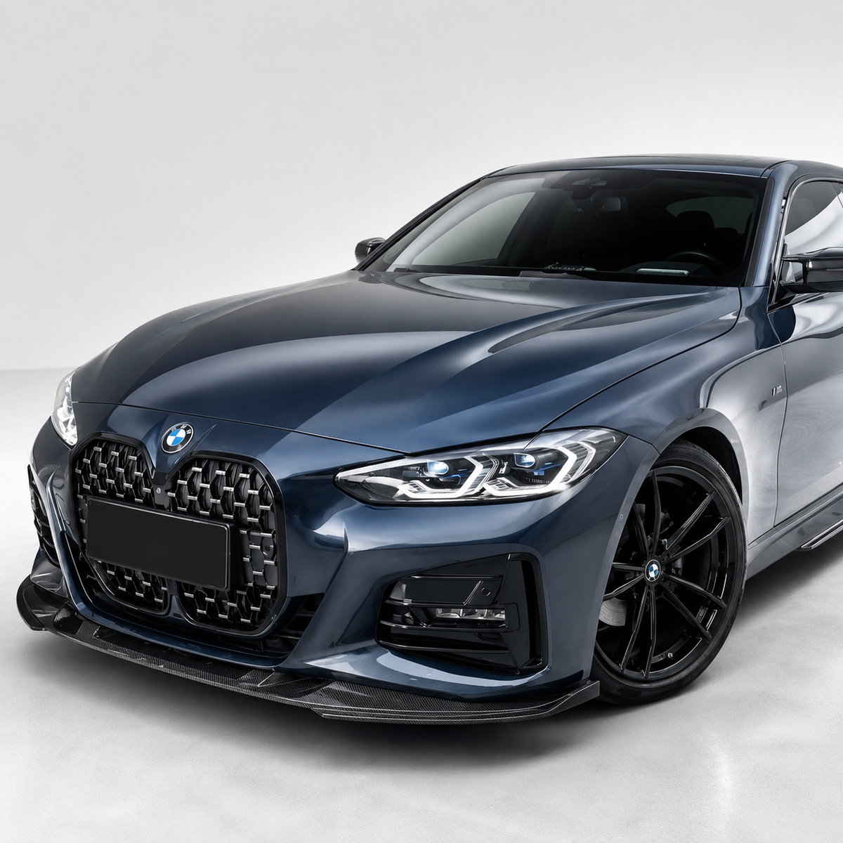 BMW G22 G23 4 Series Dry Carbon Fiber Front Bumper Lip