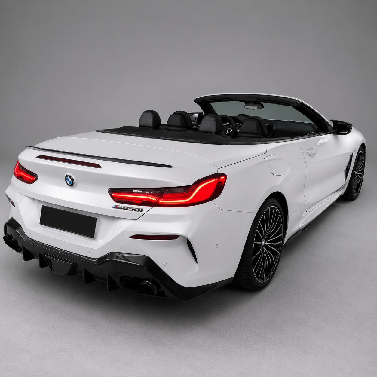 BMW 8 Series G14 / G15 AC Style Dry Carbon Fiber Rear Bumper Diffuser
