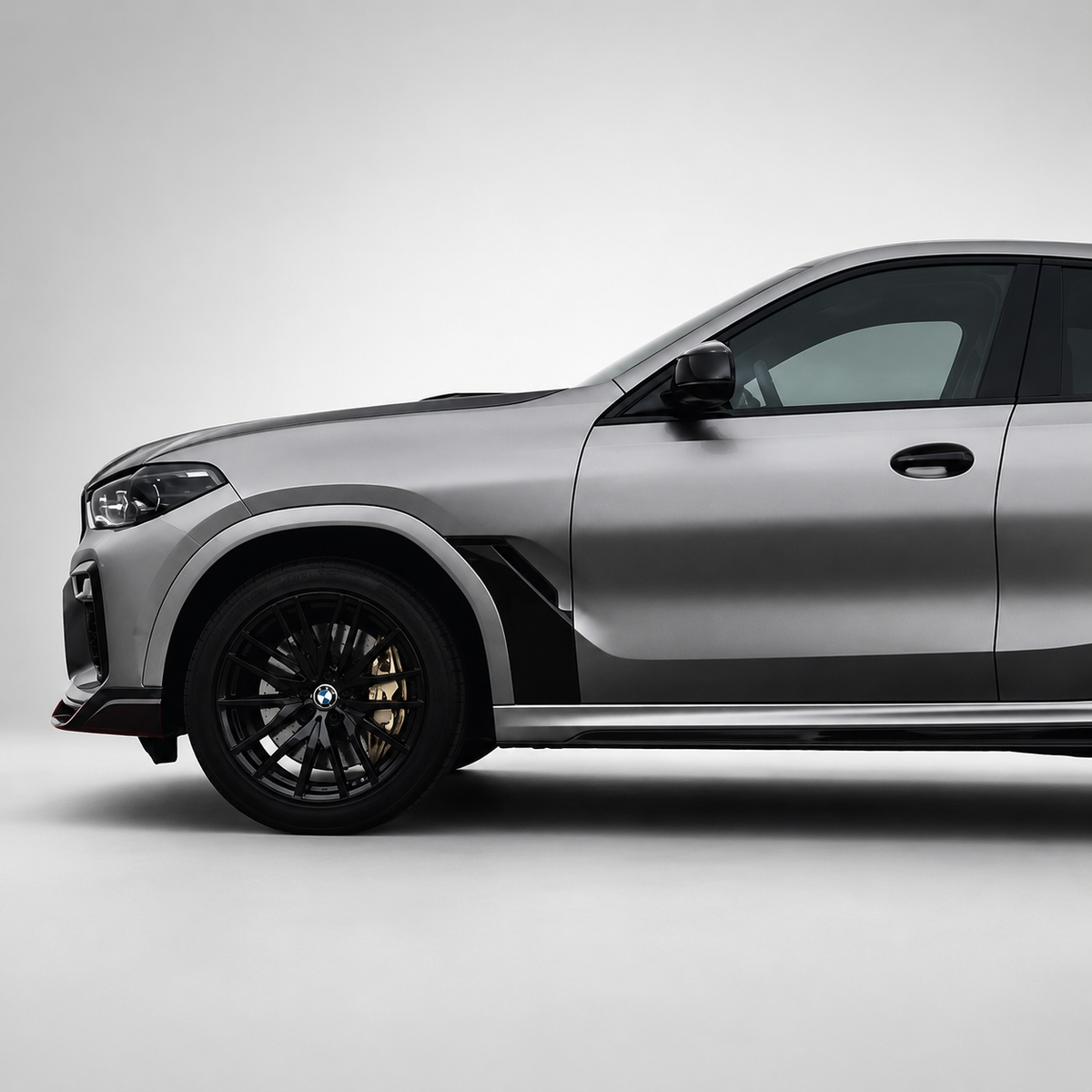 BMW X6M F96 LD Style Dry Carbon Fiber Side Fender Vent Trims