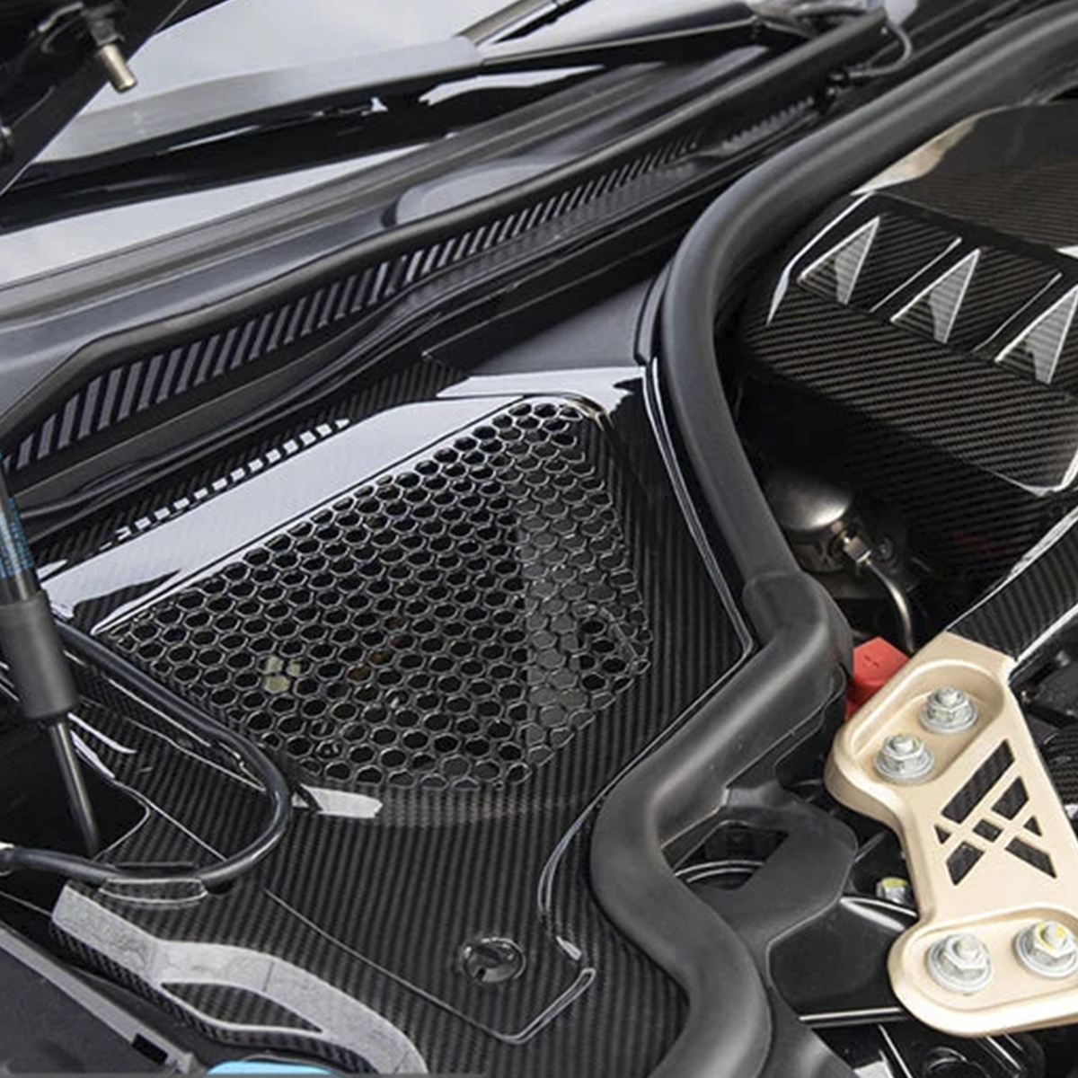 BMW G87 G80 G81 G82 G83 M2 M3 M4 Dry Carbon Fiber Engine Cowl Panel Trims