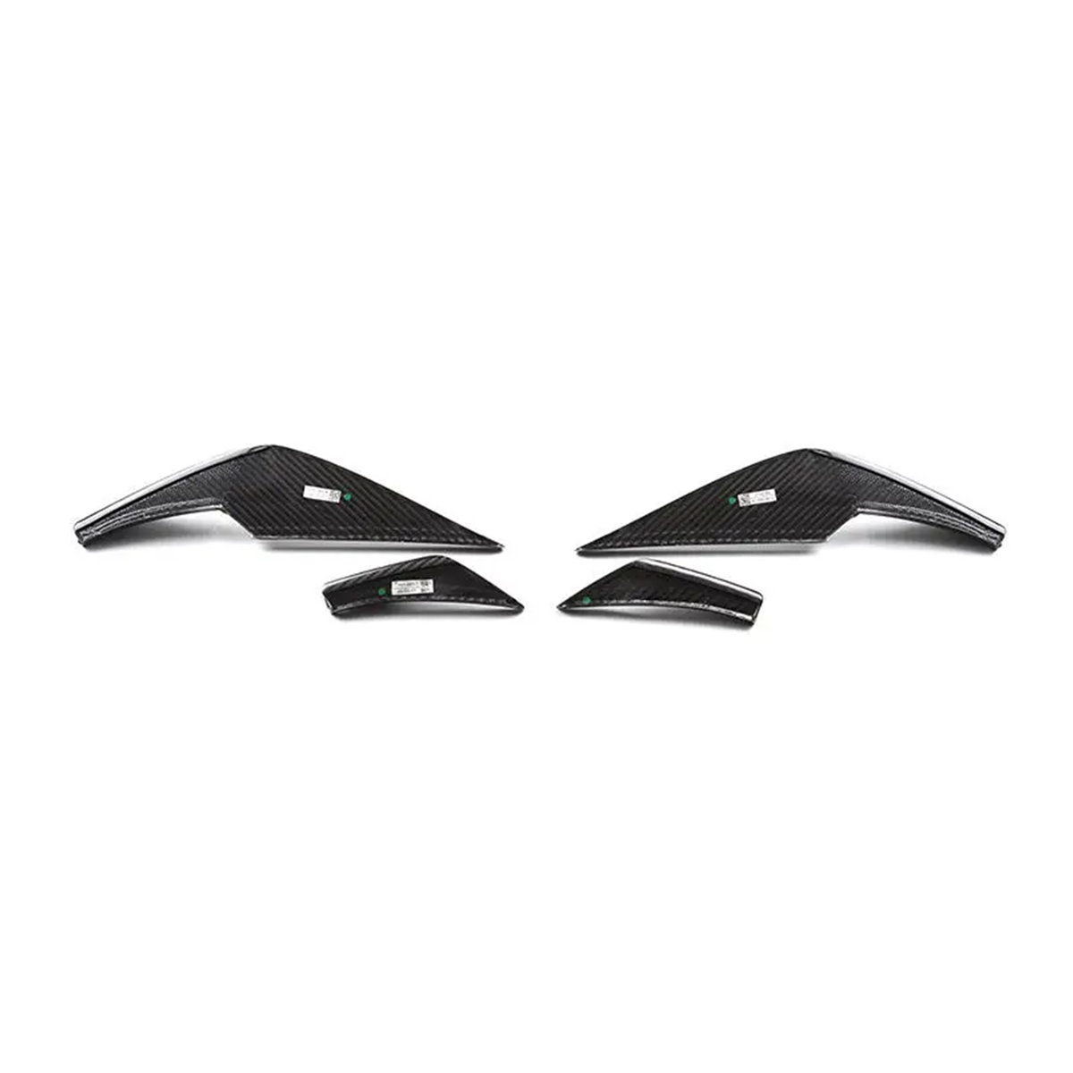 BMW G80 G81 G82 G83 M3 M4 Dry Carbon Fiber Front Bumper Canards (2021–2026)