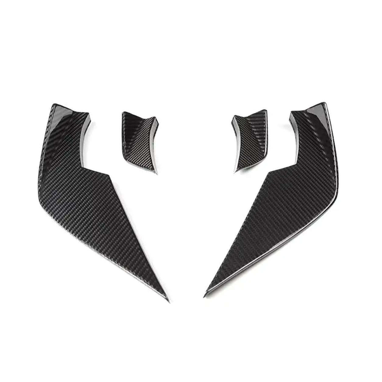 BMW G80 G81 G82 G83 M3 M4 Dry Carbon Fiber Front Bumper Canards (2021–2026)