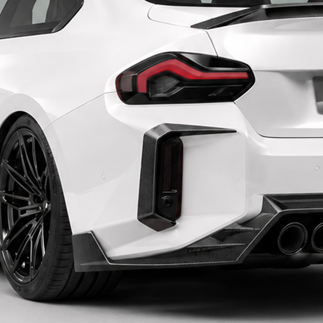 BMW G87 M2 Dry Carbon Fiber Rear Canards