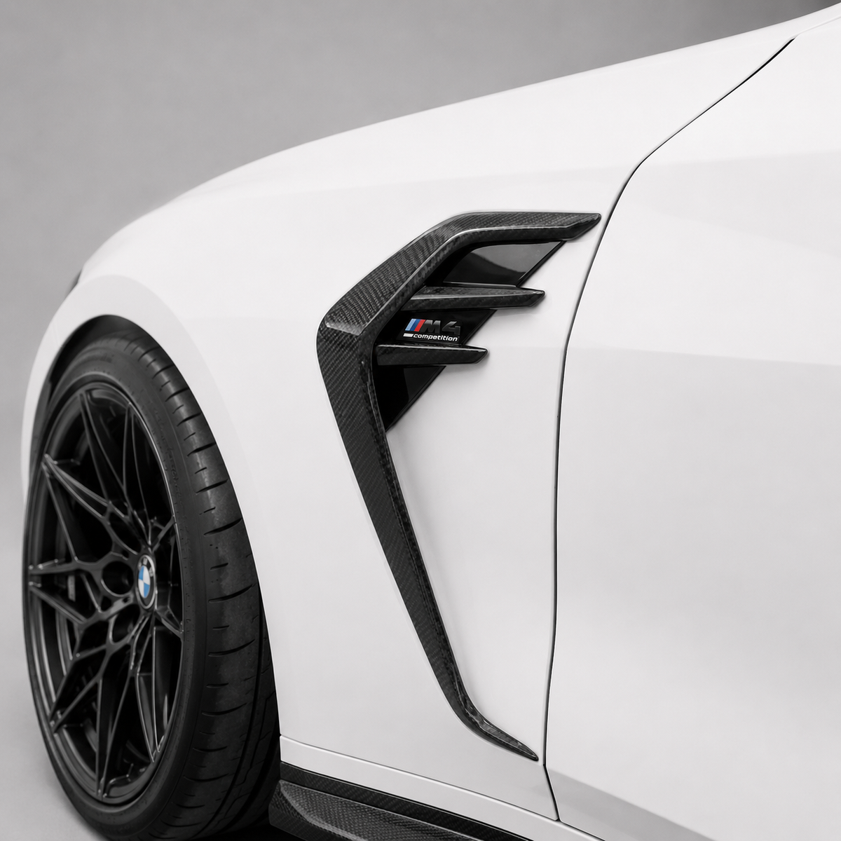 BMW G80 G81 G82 G83 M3 M4 AC Style Dry Carbon Fiber Fender Vent Covers