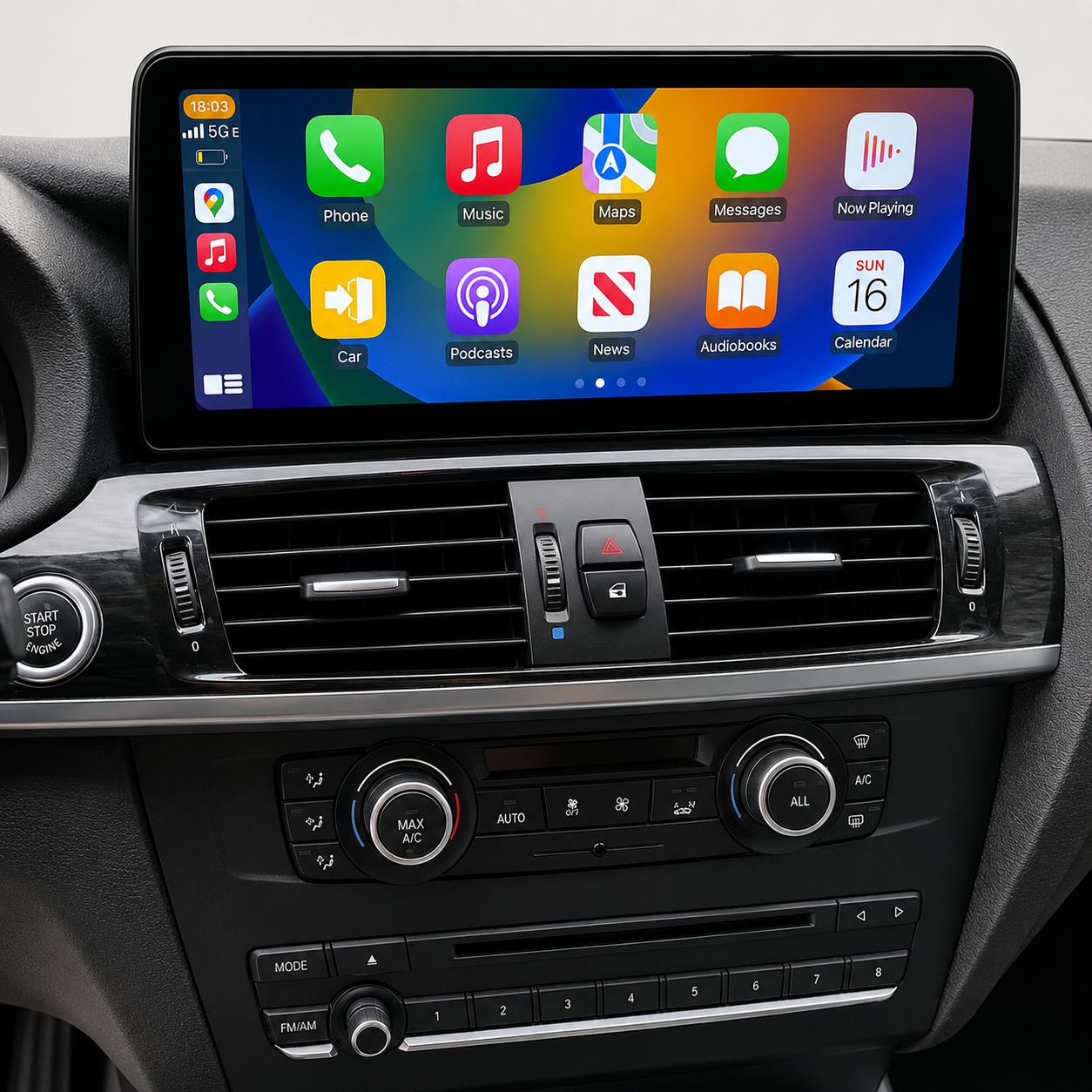 BMW X3 F25 / X4 F26 12.3" Apple CarPlay & Android Auto Touchscreen Display
