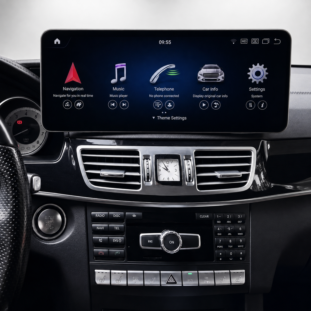 Mercedes CLS Class C218 / W218 12.3" Apple CarPlay / Android Auto Touchscreen Display