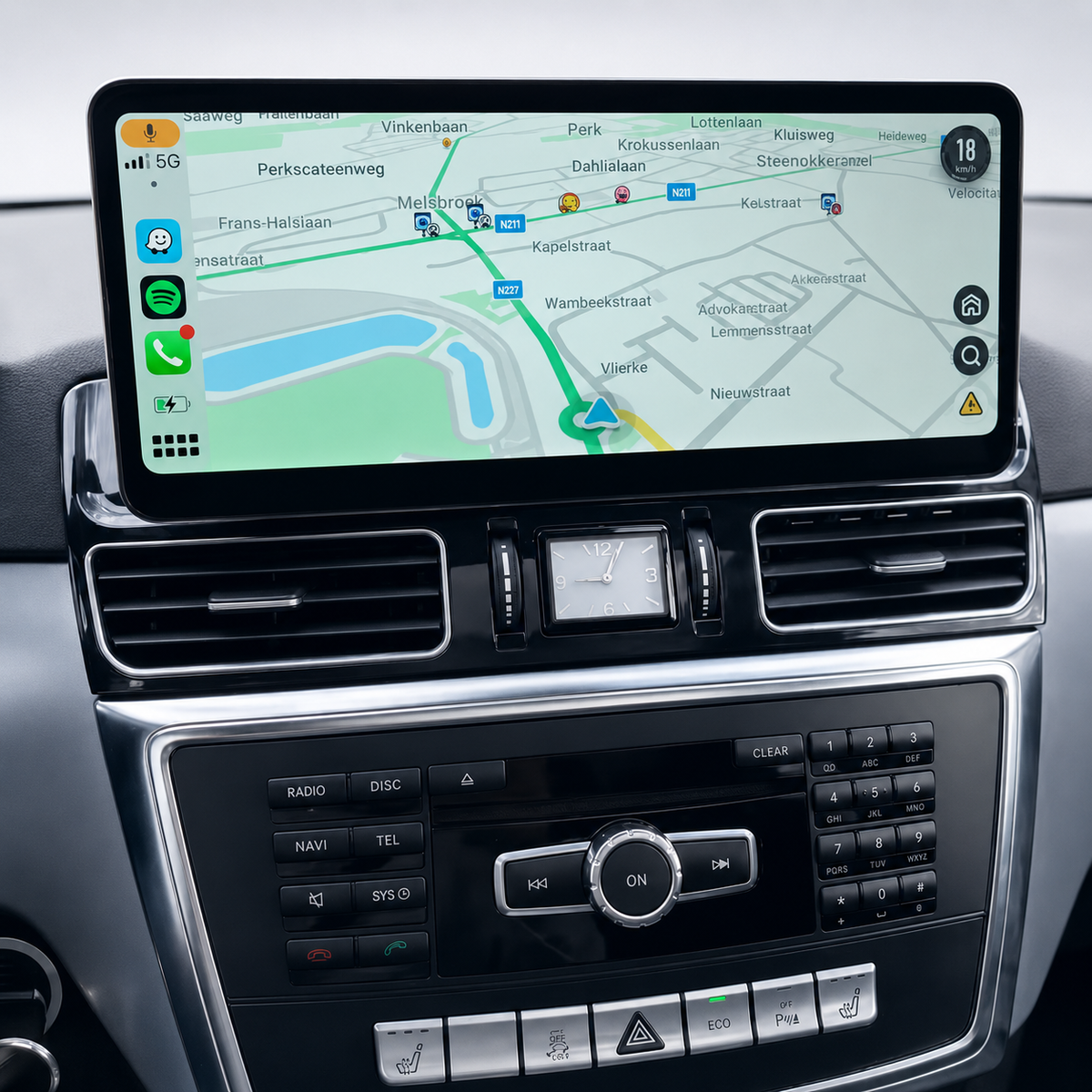 Mercedes ML/GLE W166 / GL/GLS X166 12.3" Apple CarPlay / Android Auto Touchscreen Display