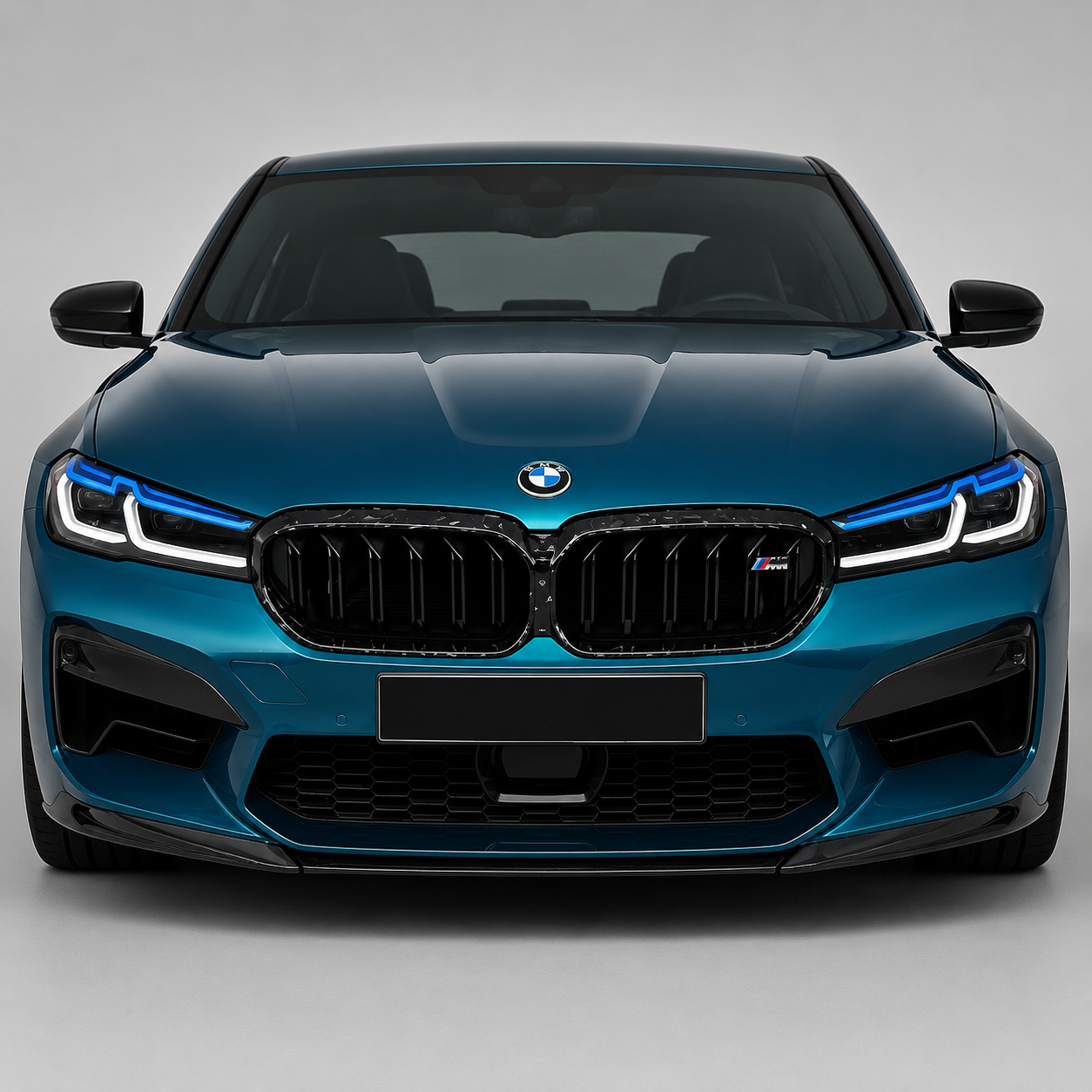 BMW 5 Series G30 / M5 F90 LCI Forged Carbon Fiber Dual Slat Front Grille