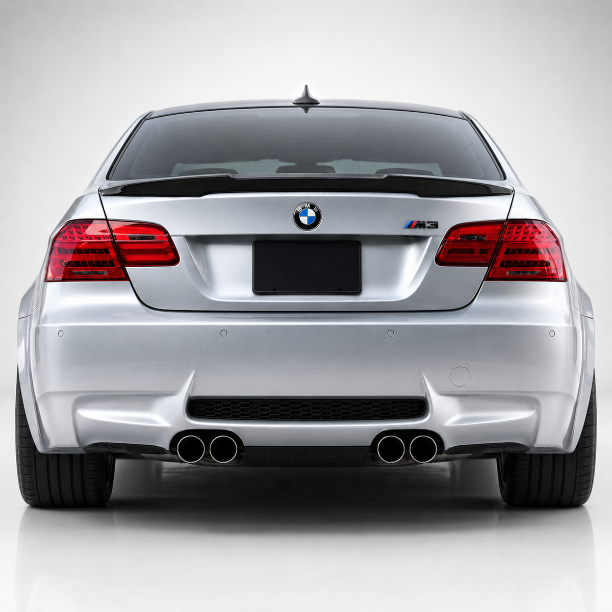 BMW E92 3 Series M4 Style Dry Carbon Fiber Rear Spoiler Wing