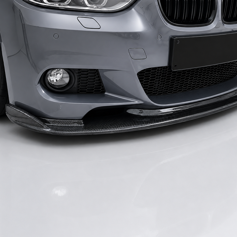 BMW E92 E93 3 Series H Style Dry Carbon Fiber Front Bumper Lip