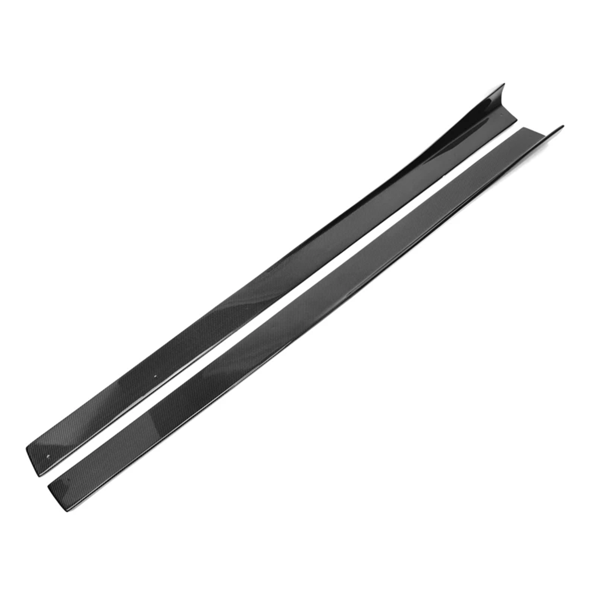 BMW F80 M3 F82 F83 M4 R Style Dry Carbon Fiber Side Skirt Extensions