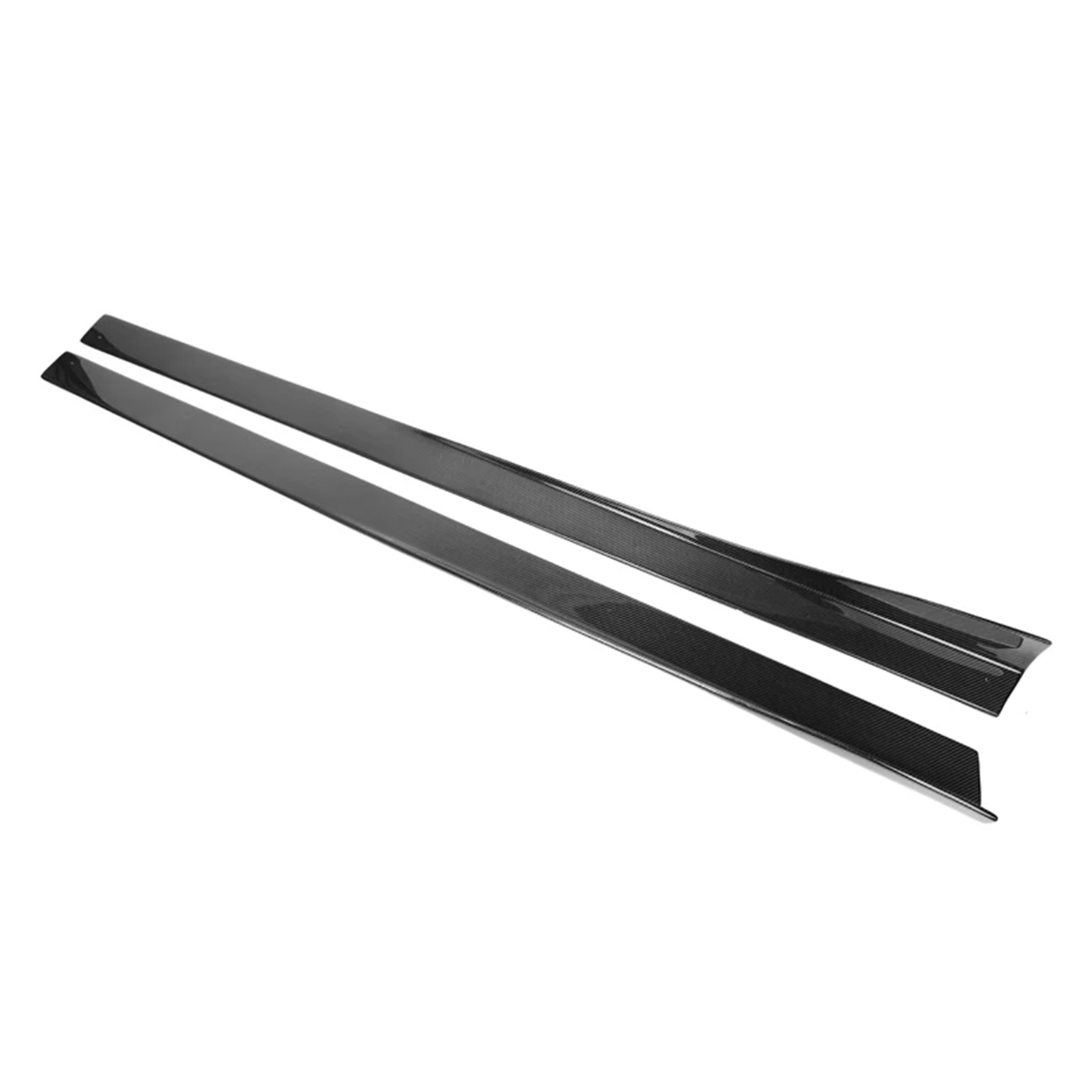 BMW F80 M3 F82 F83 M4 R Style Dry Carbon Fiber Side Skirt Extensions