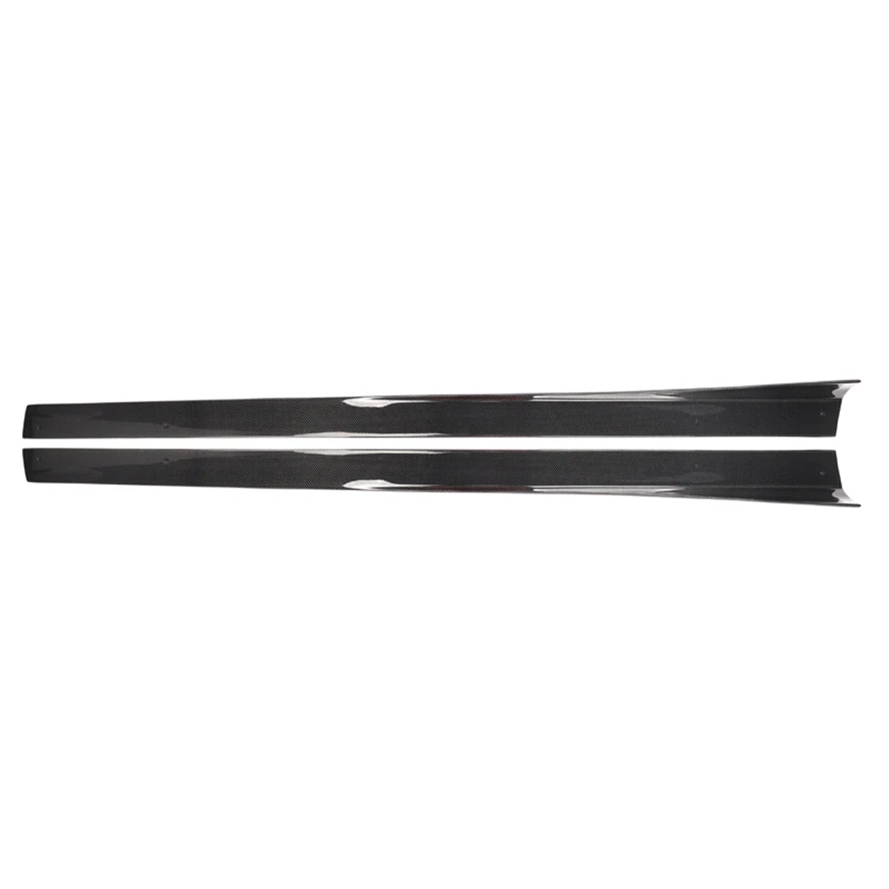 BMW F80 M3 F82 F83 M4 R Style Dry Carbon Fiber Side Skirt Extensions
