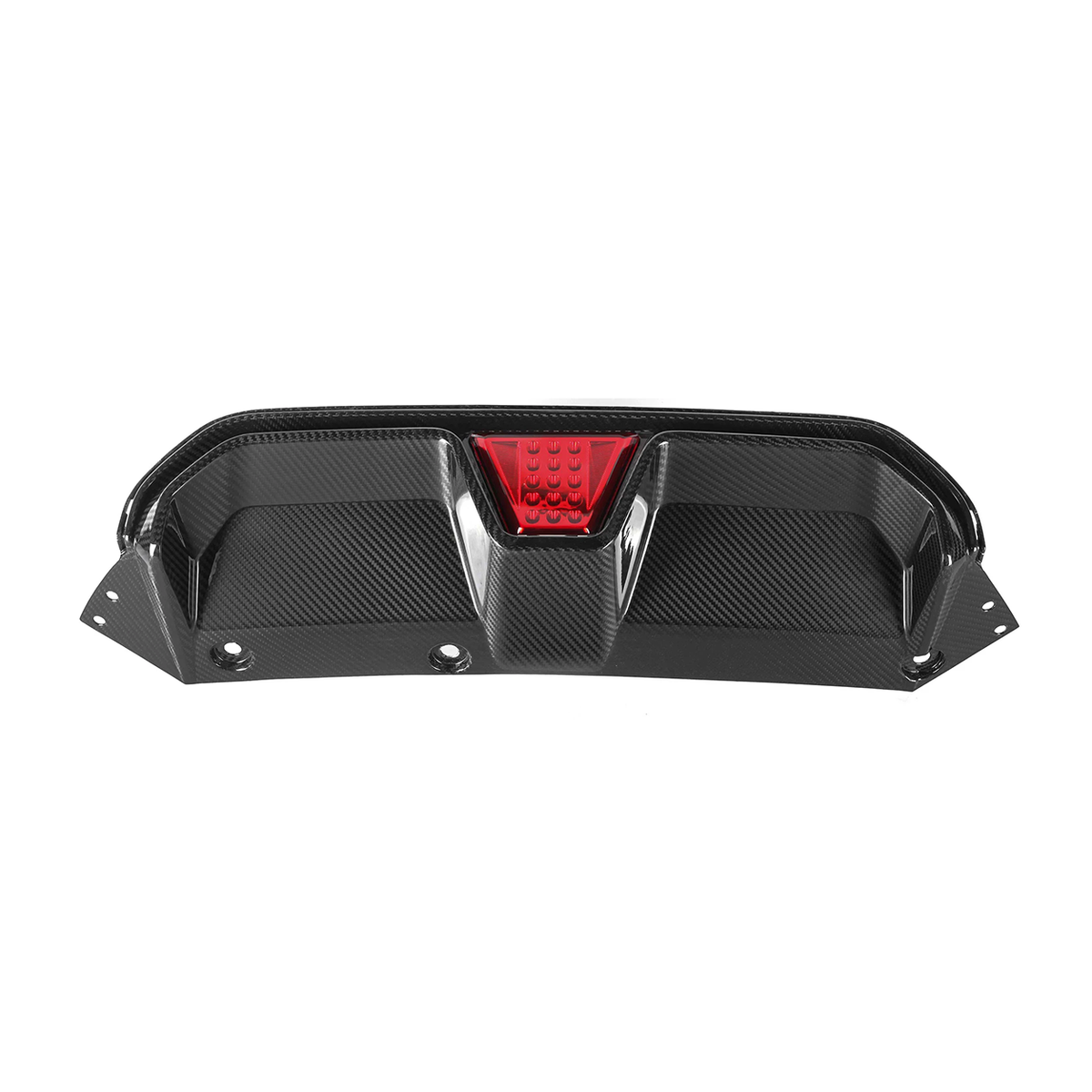 BMW F90 M5 LCI CS Style Dry Carbon Fiber Rear Diffuser with LED Light