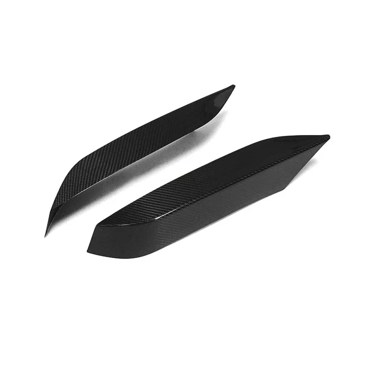 BMW F80 M3 F82 M4 MP Style Dry Carbon Fiber Front Bumper Splitters