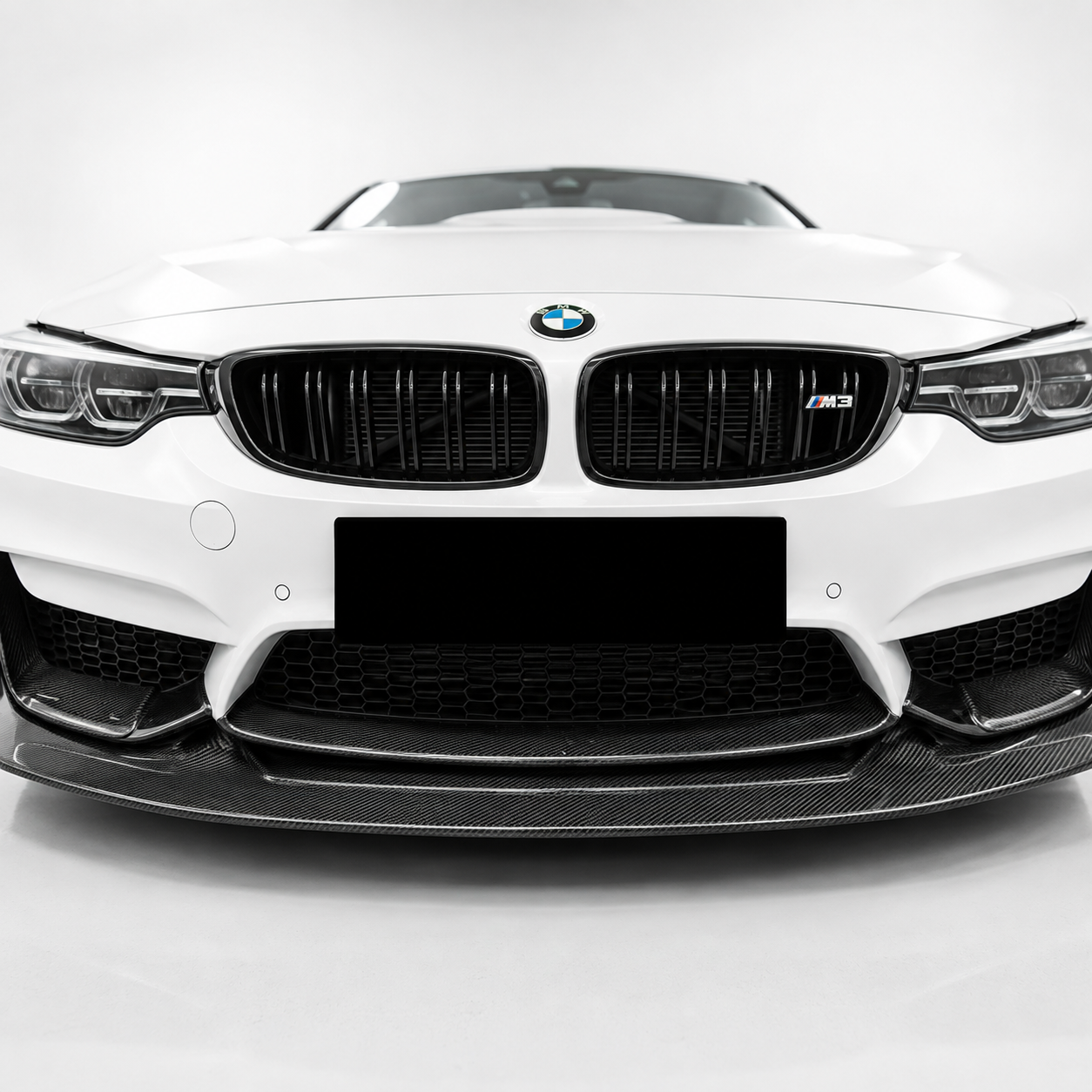 BMW F80 M3 F82 M4 GT4 Style Dry Carbon Fiber Front Lip