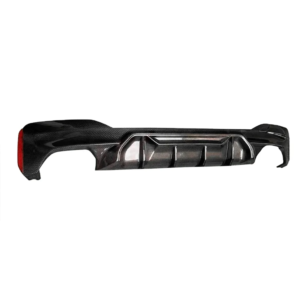 BMW G30 F90 5 Series M5 Competition Style Dry Carbon Fiber Rear Diffuser Splitter Lip