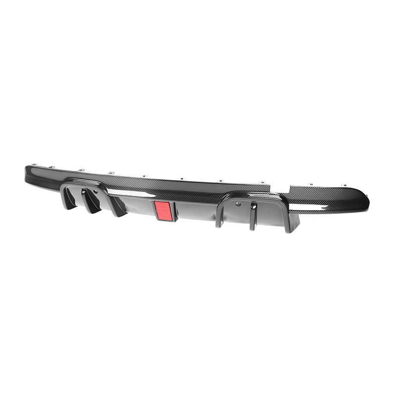 BMW X5M F95 / X6M F96 MT Style Dry Carbon Fiber Rear Diffuser with LED Light (Pre-LCI)