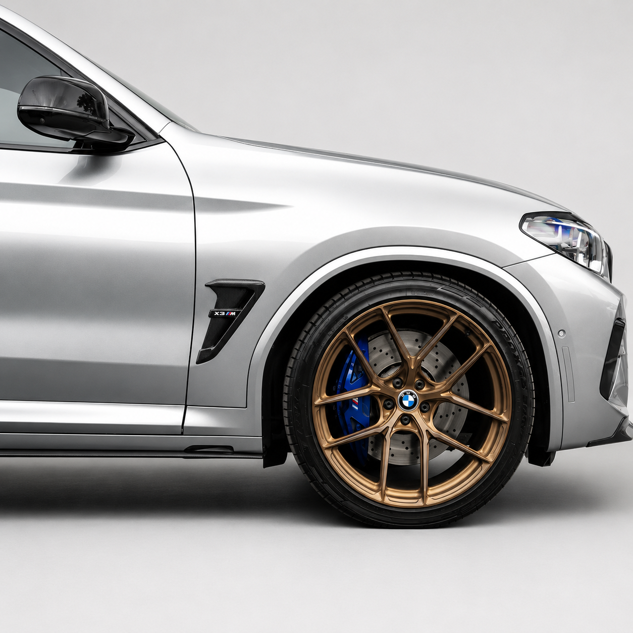 BMW G01 F97 X3 X3M / G02 F98 X4 X4M Dry Carbon Fiber Fender Trim Set