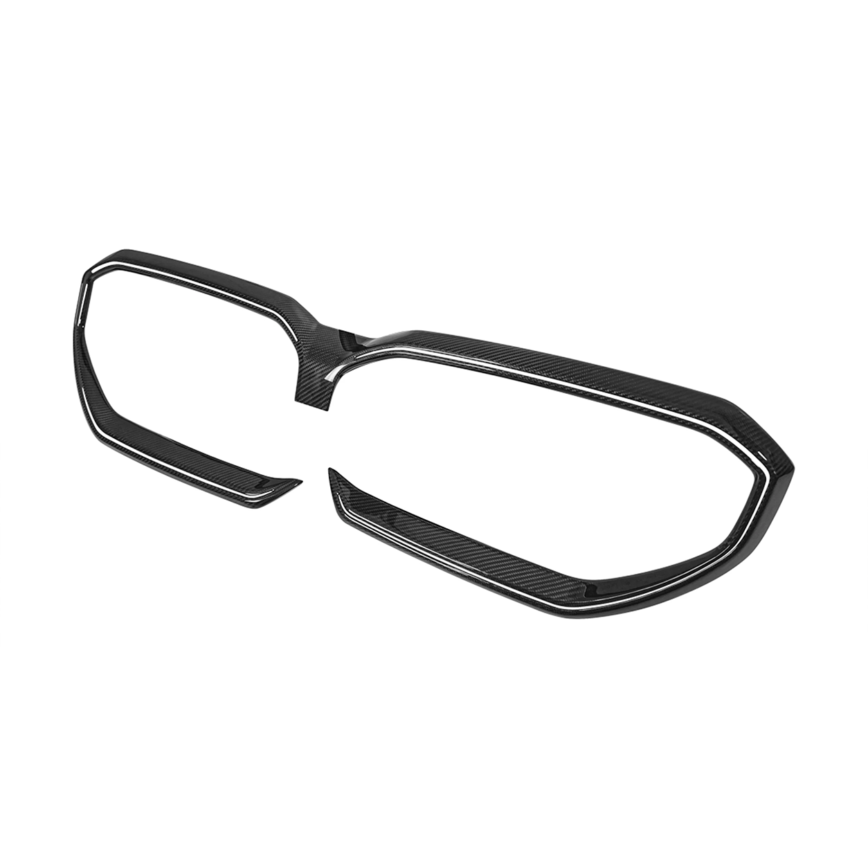 BMW G60 G68 G70 G90 Dry Carbon Fiber Front Grille Frame Trim