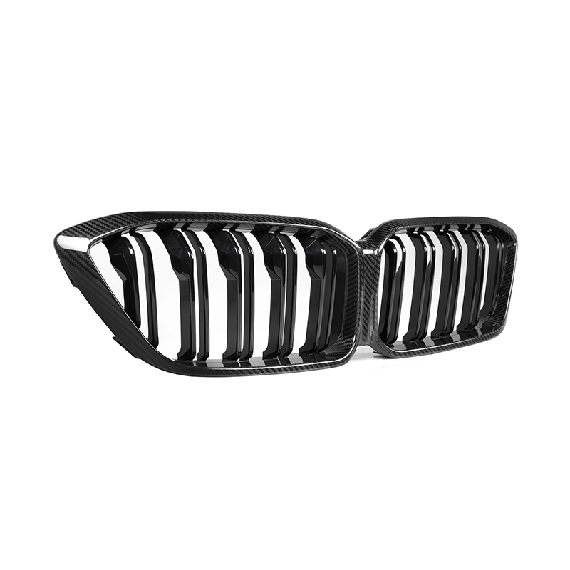 BMW F87 M2 Competition LCI Dual Slat Dry Carbon Fiber Front Kidney Grilles