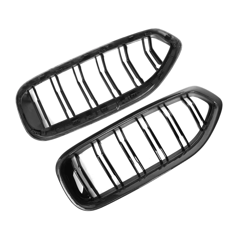 BMW G29 Z4 Double Slat Dry Carbon Fiber Front Kidney Grilles