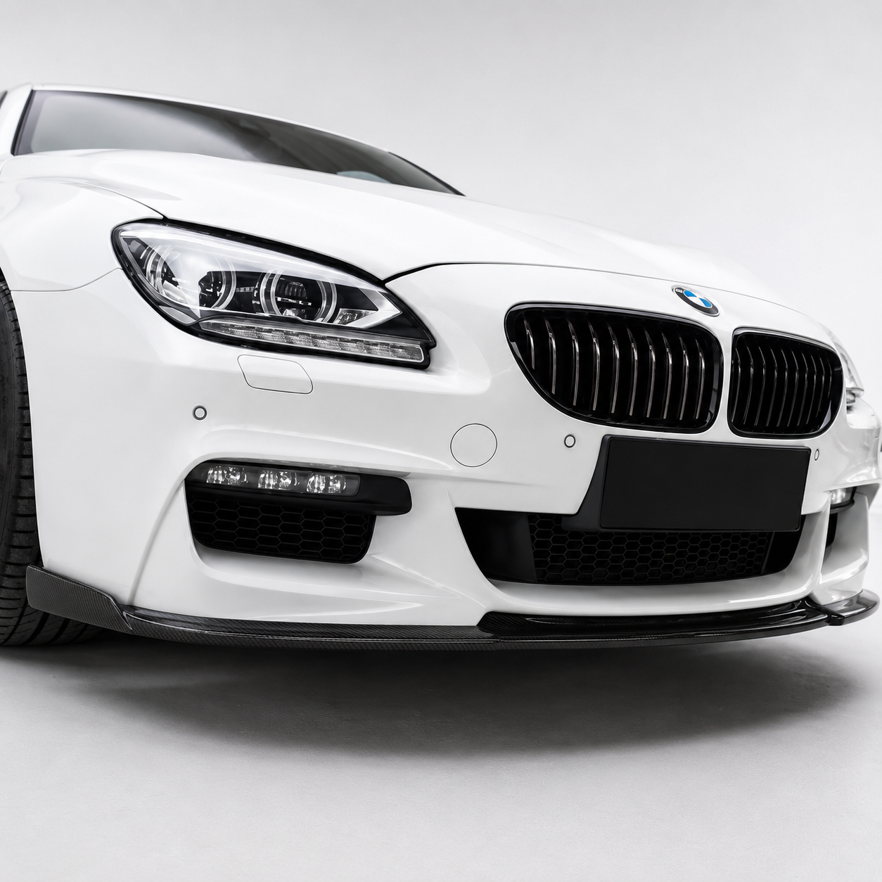 BMW F06 F12 F13 6 Series M Sport HM Style Dry Carbon Fiber Front Lip
