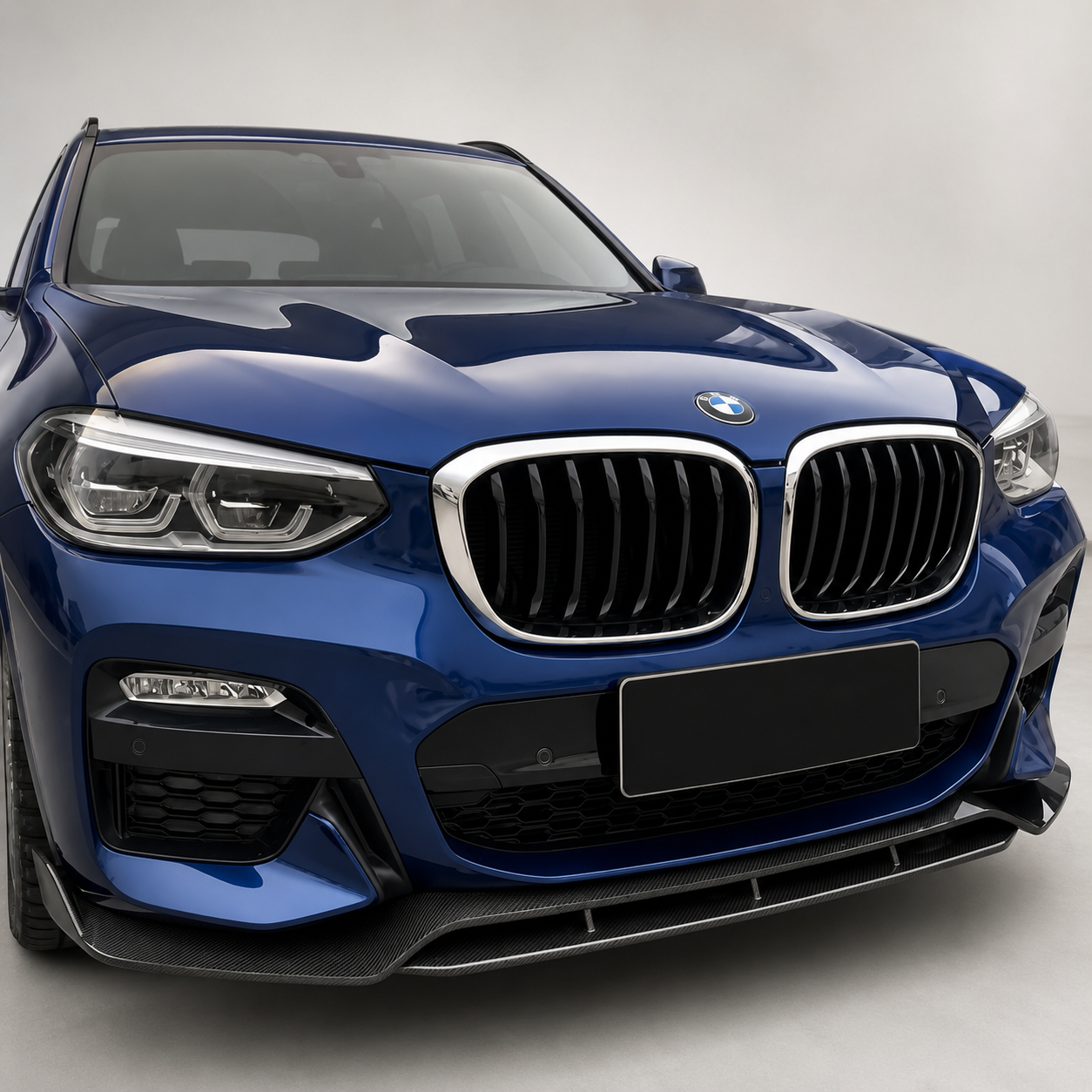 BMW G01 X3 Pre-LCI Style Dry Carbon Fiber Front Bumper Lip