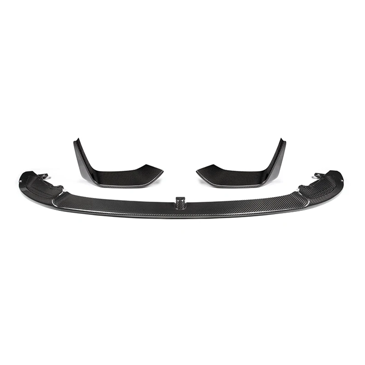 BMW F80 M3 F82 F83 M4 MP Style Dry Carbon Fiber 3-Piece Front Lip Splitters