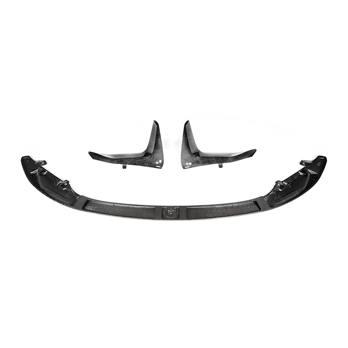 BMW F80 M3 F82 F83 M4 MP Style Dry Carbon Fiber 3-Piece Front Lip Splitters
