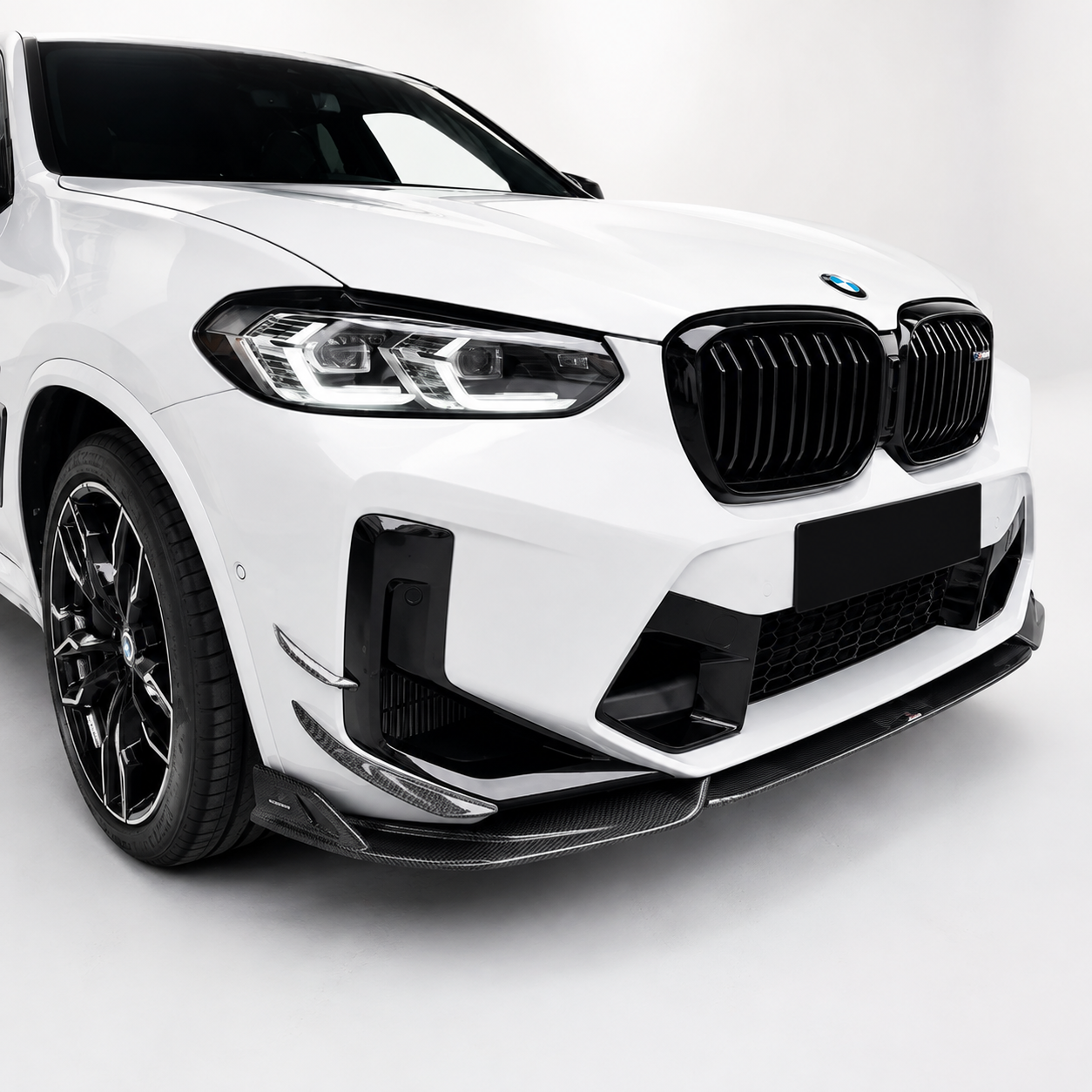 BMW X3M F97 / X4M F98 LCI Dry Carbon Fiber Front Bumper Lip Splitter