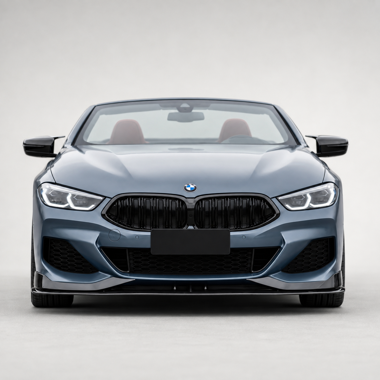 BMW G14 G15 G16 8 Series AC Style Dry Carbon Fiber Front Bumper Splitter