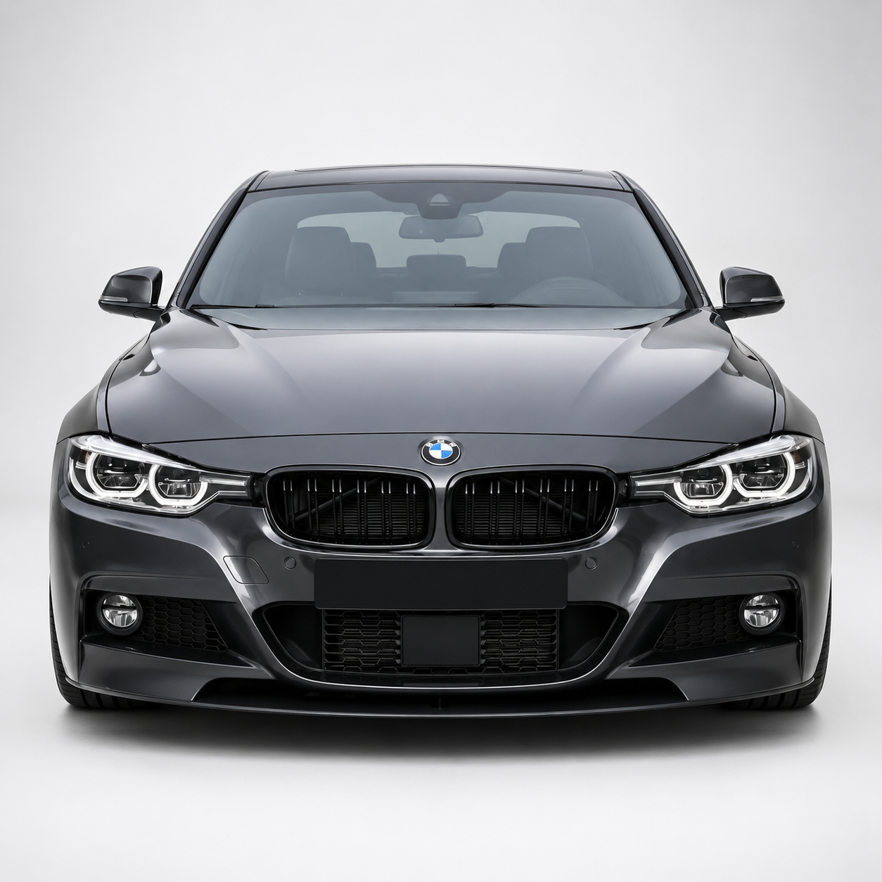 BMW F30 F35 3 Series M Sport M-Tech Carbon Fiber Front Bumper Splitter