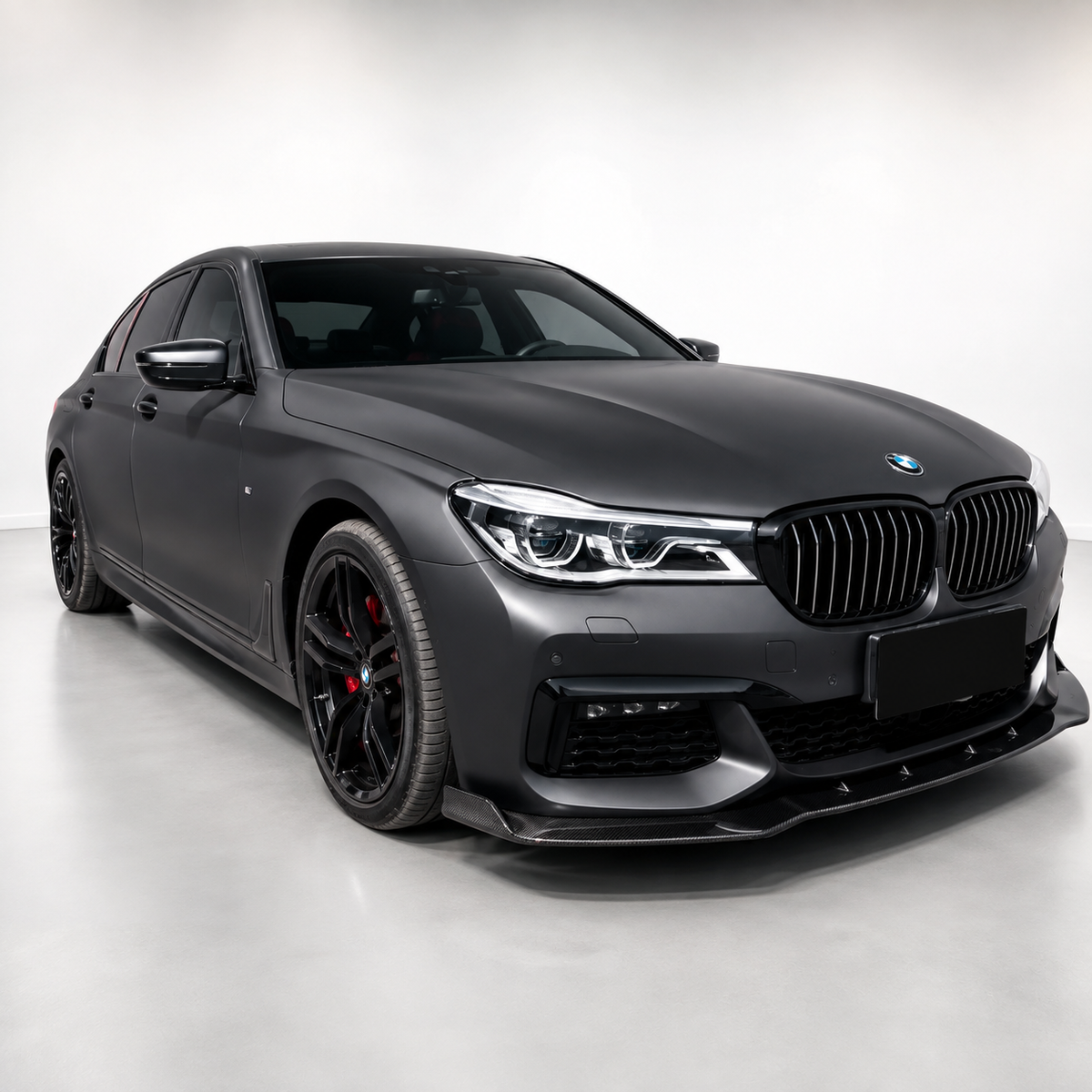 BMW 7 Series G11 / G12 Pre-LCI Carbon Fiber Front Bumper Lip Splitter