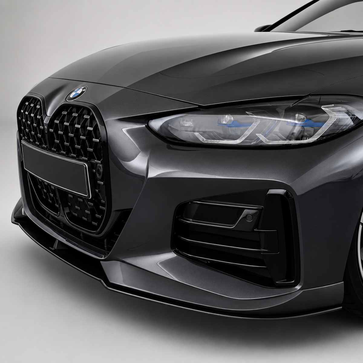 BMW G22 G23 4 Series AC Style Dry Carbon Fiber Front Bumper Lip