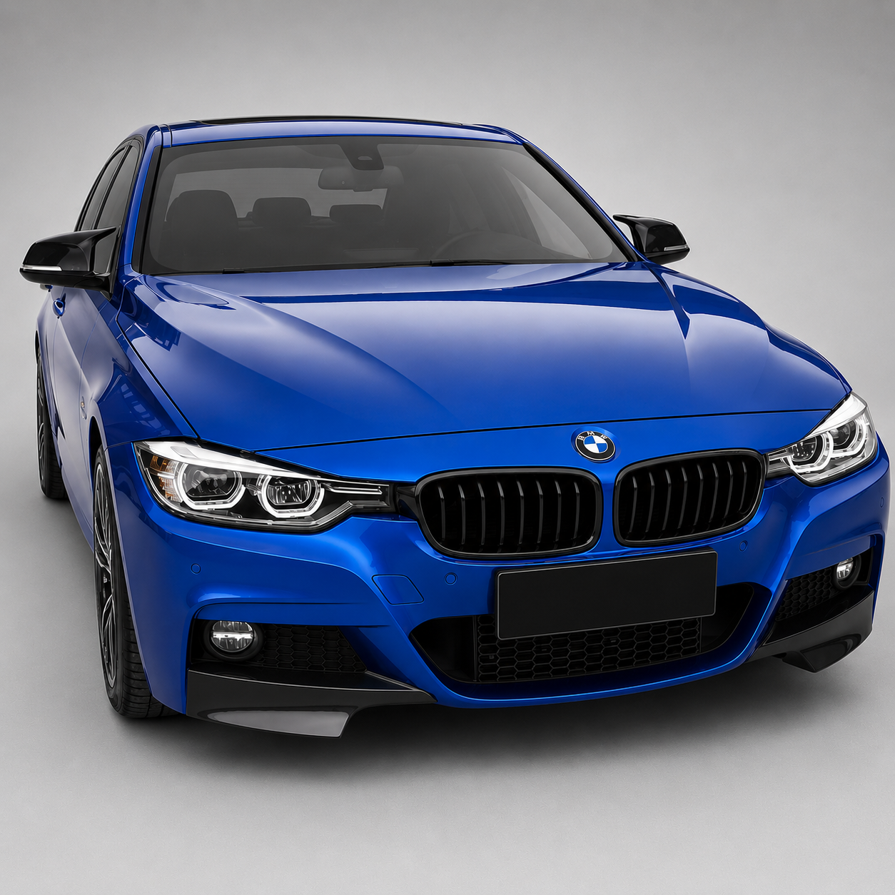 BMW F30 F35 3 Series MP Style Dry Carbon Fiber Front Bumper Splitter