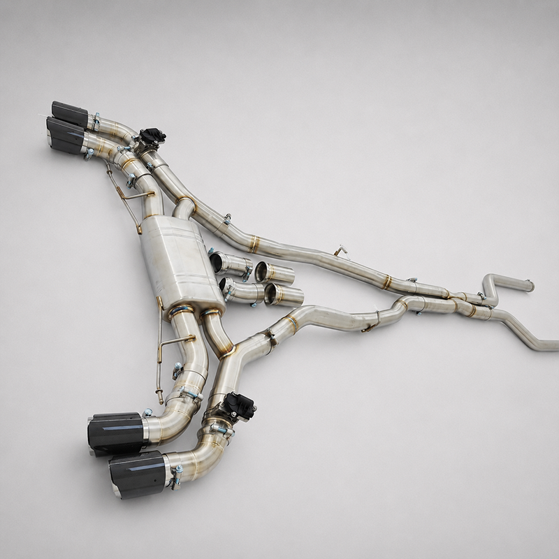 BMW X5 G05 / X6 G06 M50i V8 4.4T SS304 Valved Catback Exhaust System