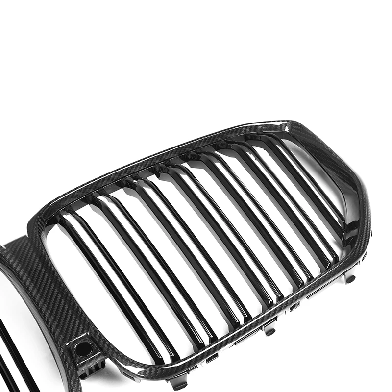 BMW G05 X5 Pre-LCI Dual Slat Dry Carbon Fiber Front Kidney Grilles