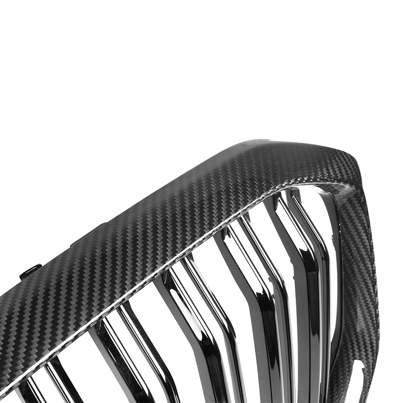BMW G05 X5 Pre-LCI Dual Slat Dry Carbon Fiber Front Kidney Grilles