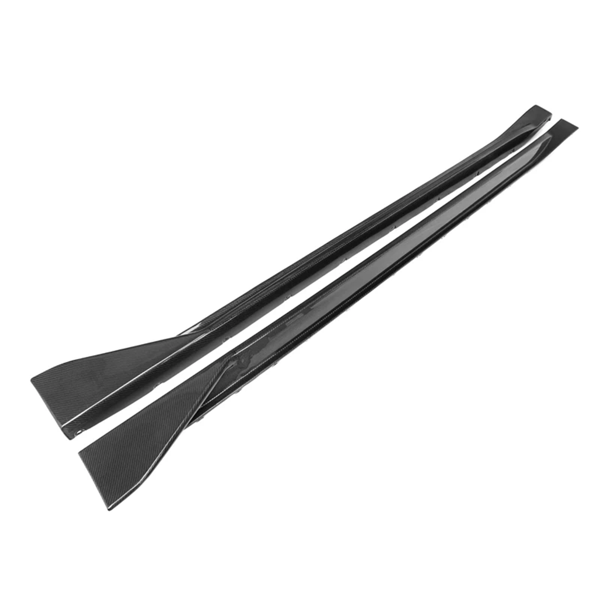 BMW G20 G80 M3 M Performance Style Dry Carbon Fiber Side Skirt Extensions
