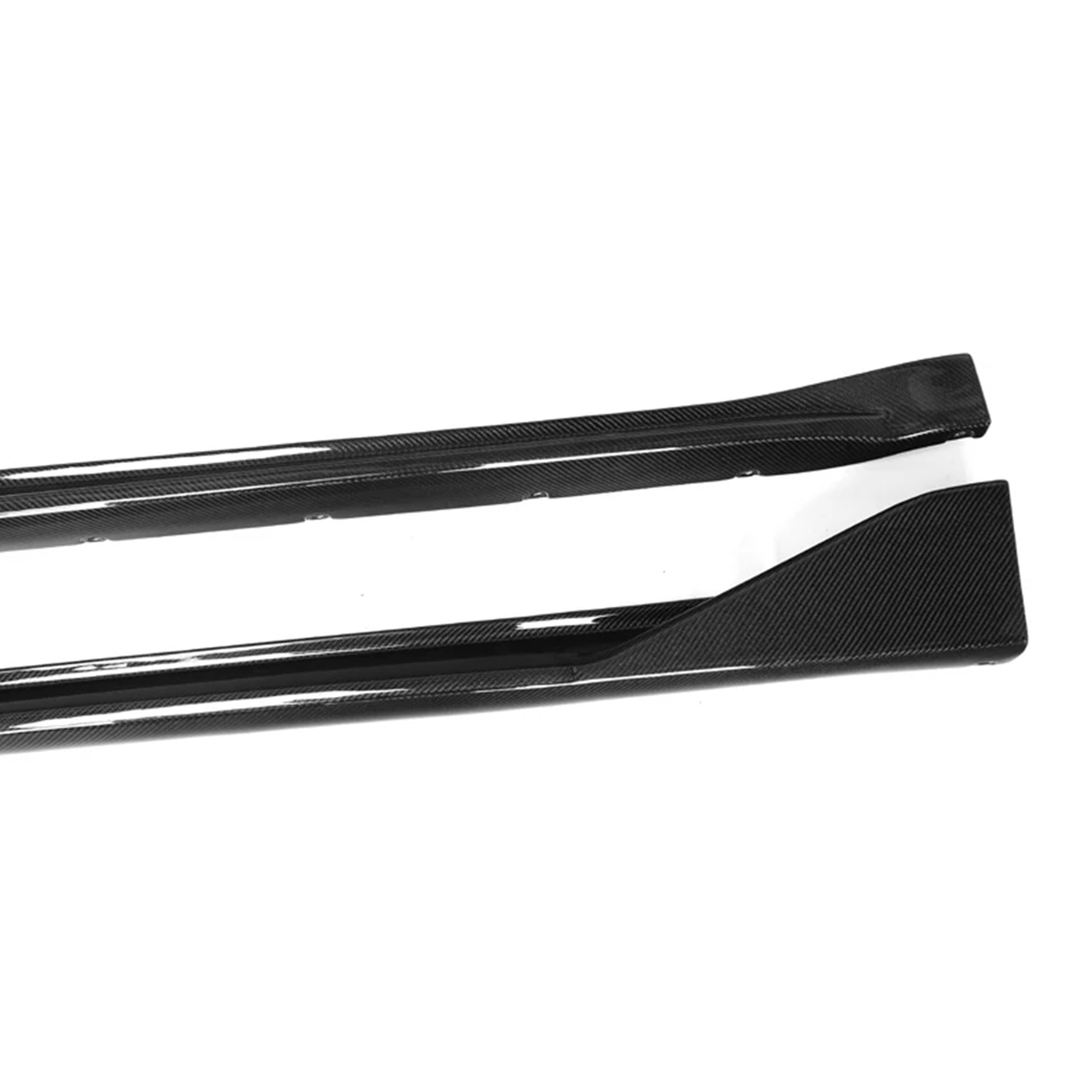 BMW G20 G80 M3 M Performance Style Dry Carbon Fiber Side Skirt Extensions