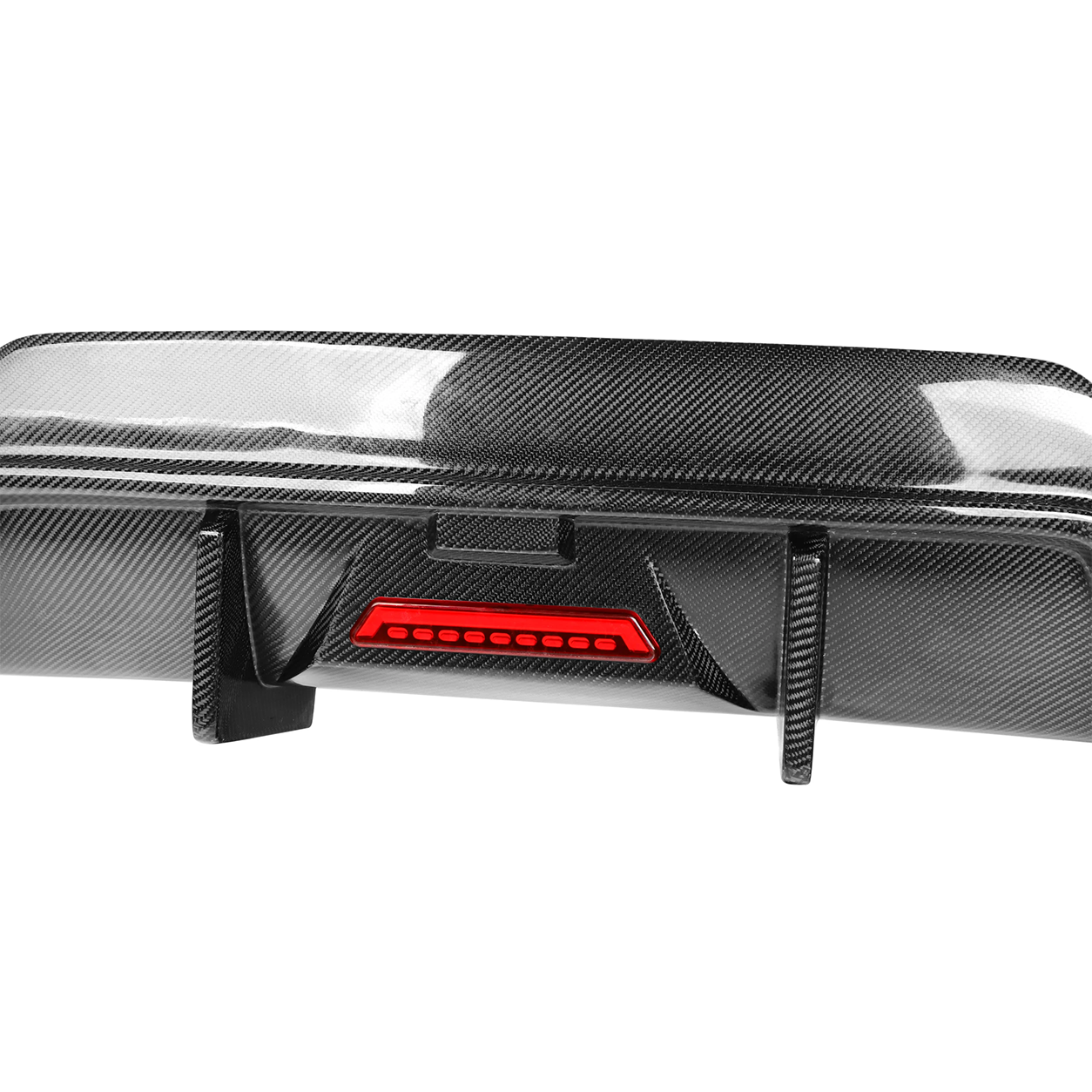 BMW G20 3 Series TK Style Dry Carbon Fiber Rear Diffuser with LED Lights