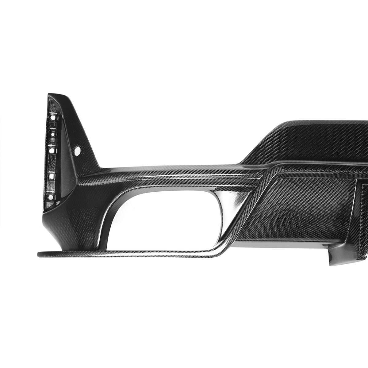 BMW G20 3 Series TK Style Dry Carbon Fiber Rear Diffuser with LED Lights