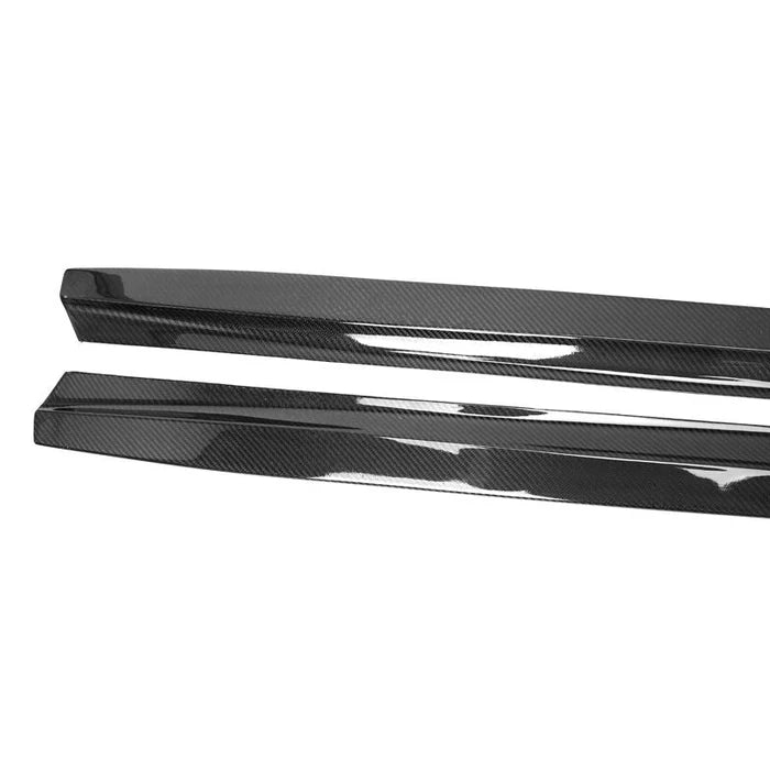 BMW G20 G28 3 Series AC Style Dry Carbon Fiber Side Skirt Extensions