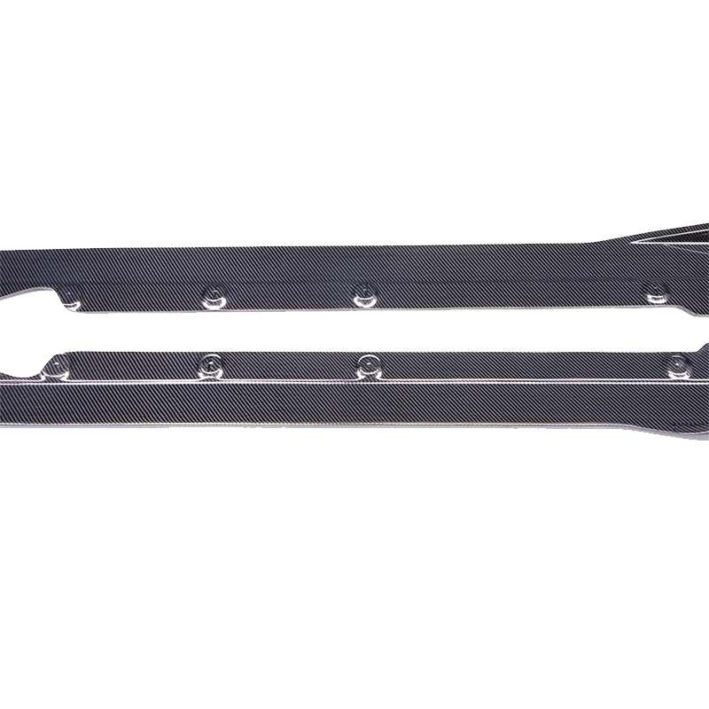 BMW 2 Series G42 AC Style Dry Carbon Fiber Side Skirt Extensions