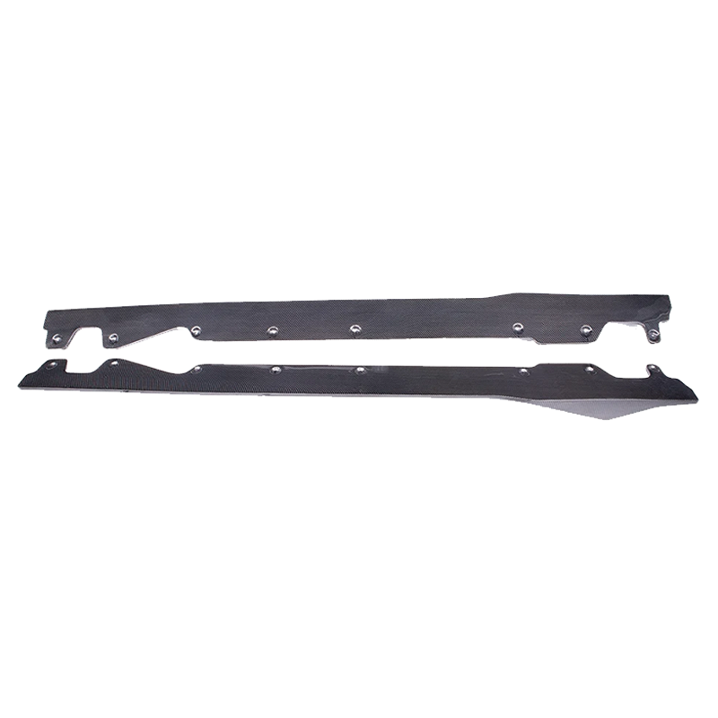 BMW 2 Series G42 AC Style Dry Carbon Fiber Side Skirt Extensions