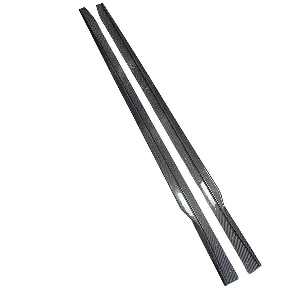 BMW G87 M2 Dry Carbon Fiber Side Skirt Extensions